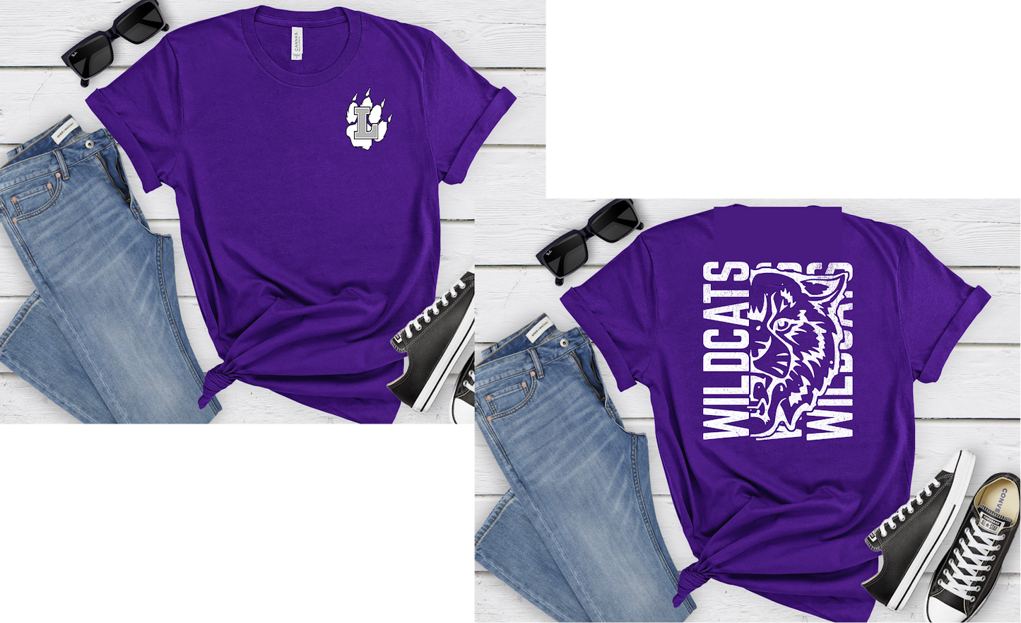 Wildcats Mascot Split