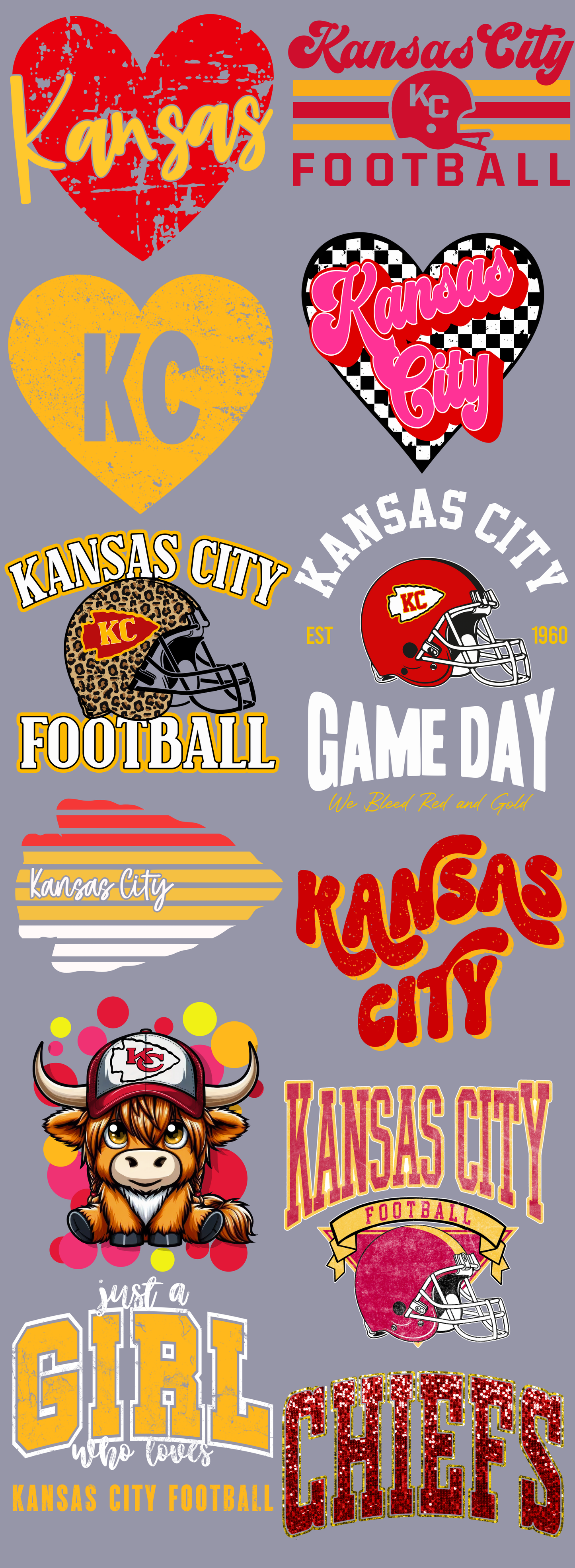 Football time 60 inch premade gangsheet