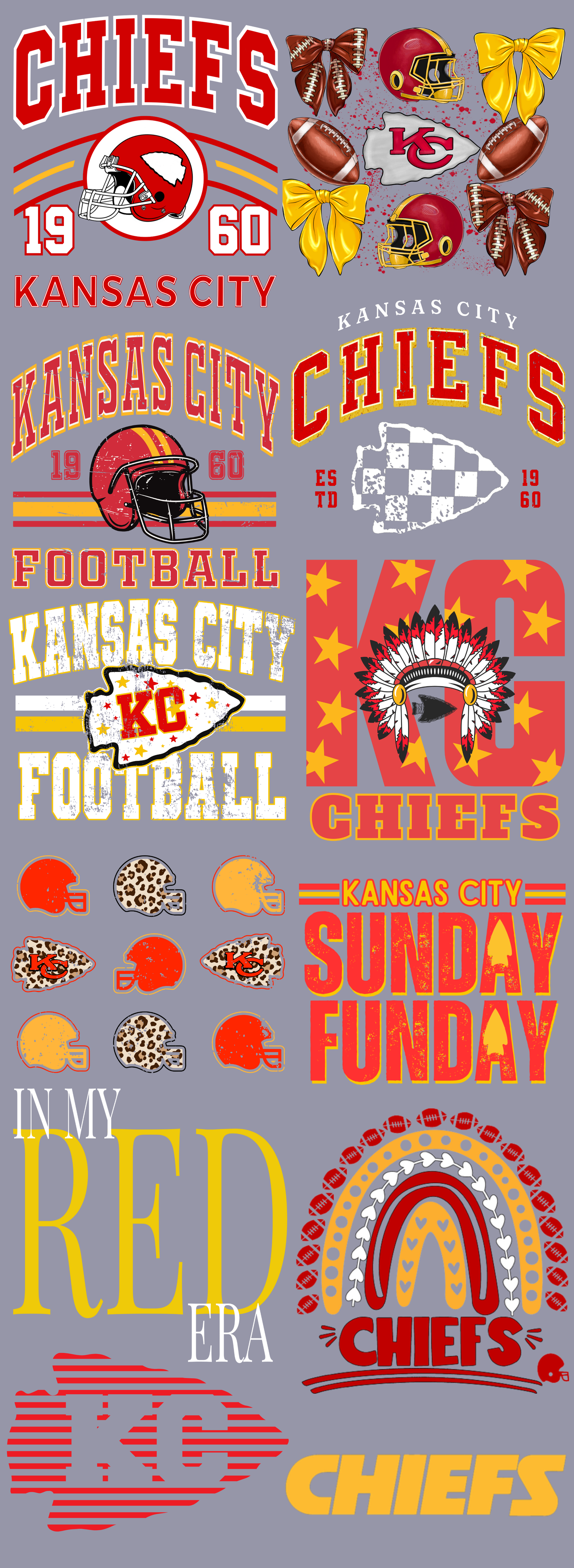 Football time 60 inch premade gangsheet