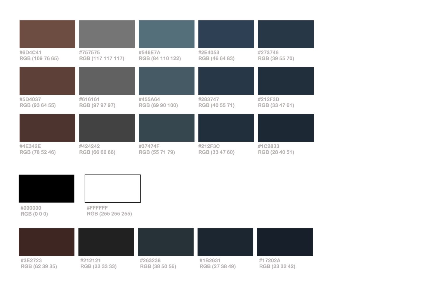 Color Chart
