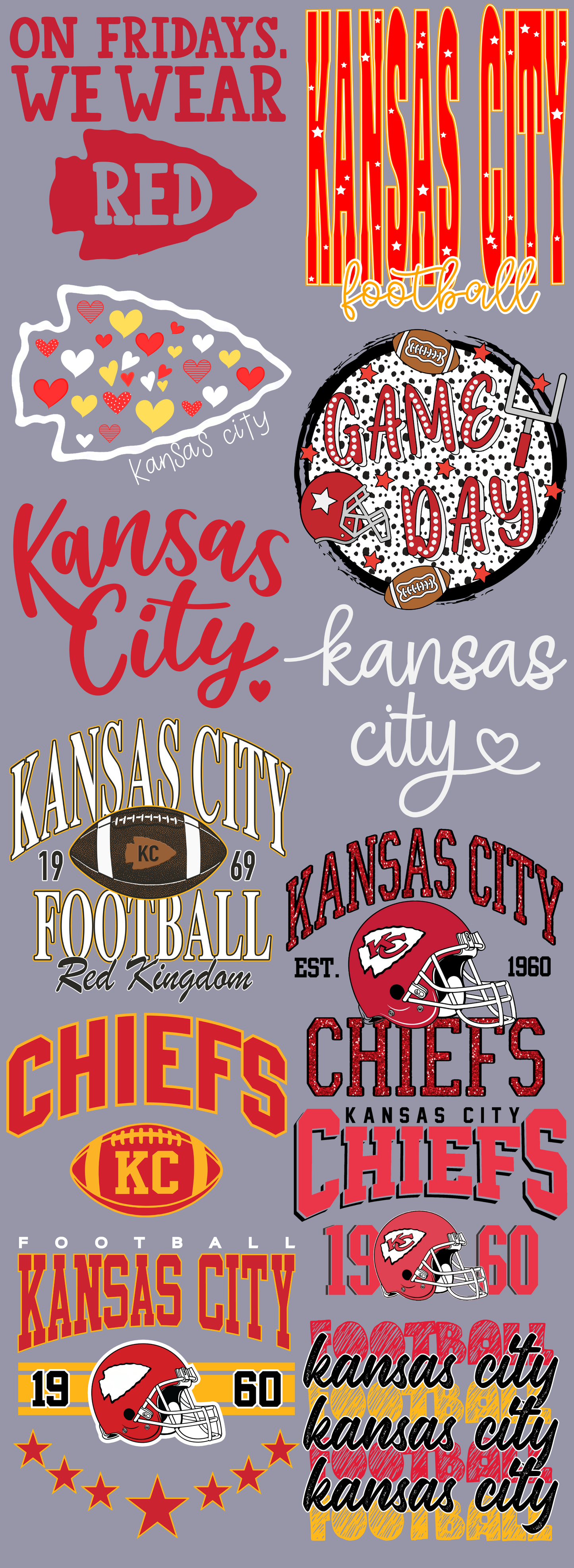 Football time 60 inch premade gangsheet