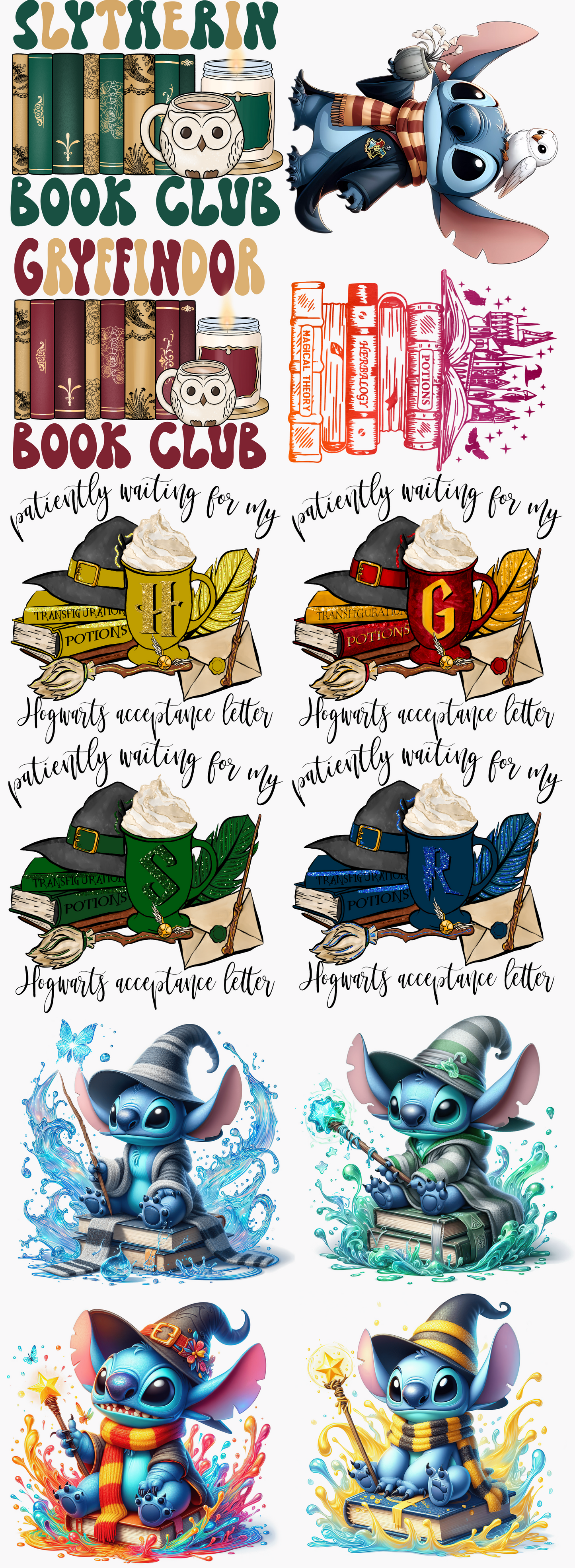 When 626 goes to Hogwarts 60 inch premade gangsheet