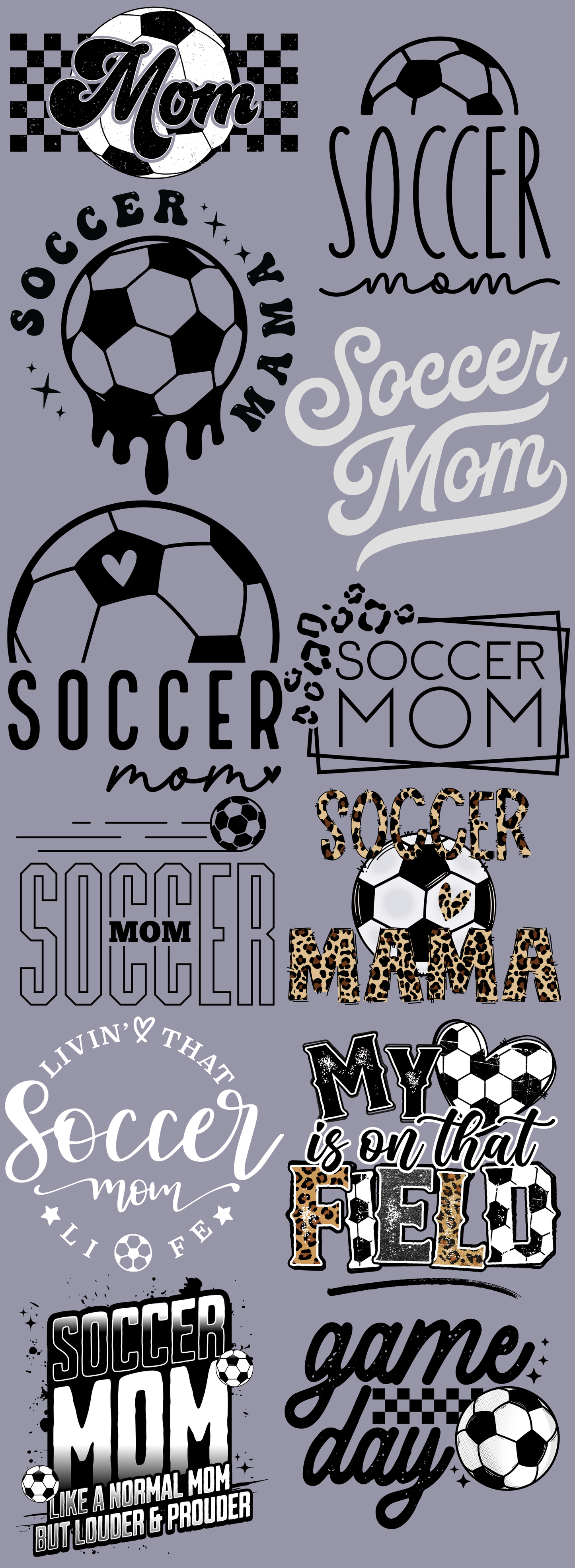 Soccer #2 60 inch premade gangsheet