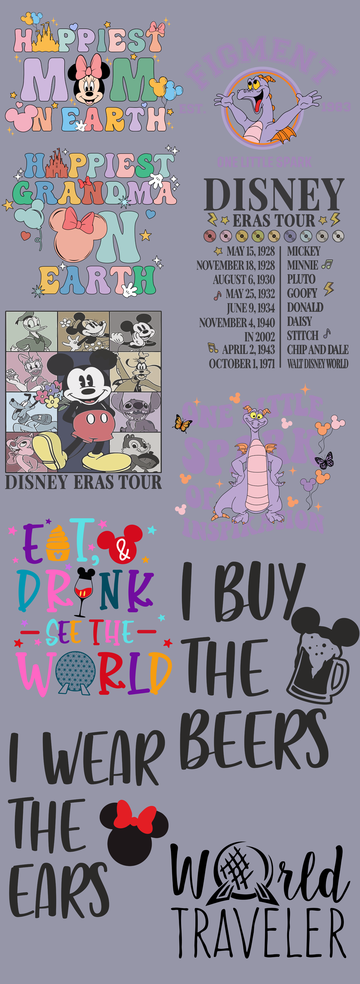Mouse Magic 60 inch premade gangsheet