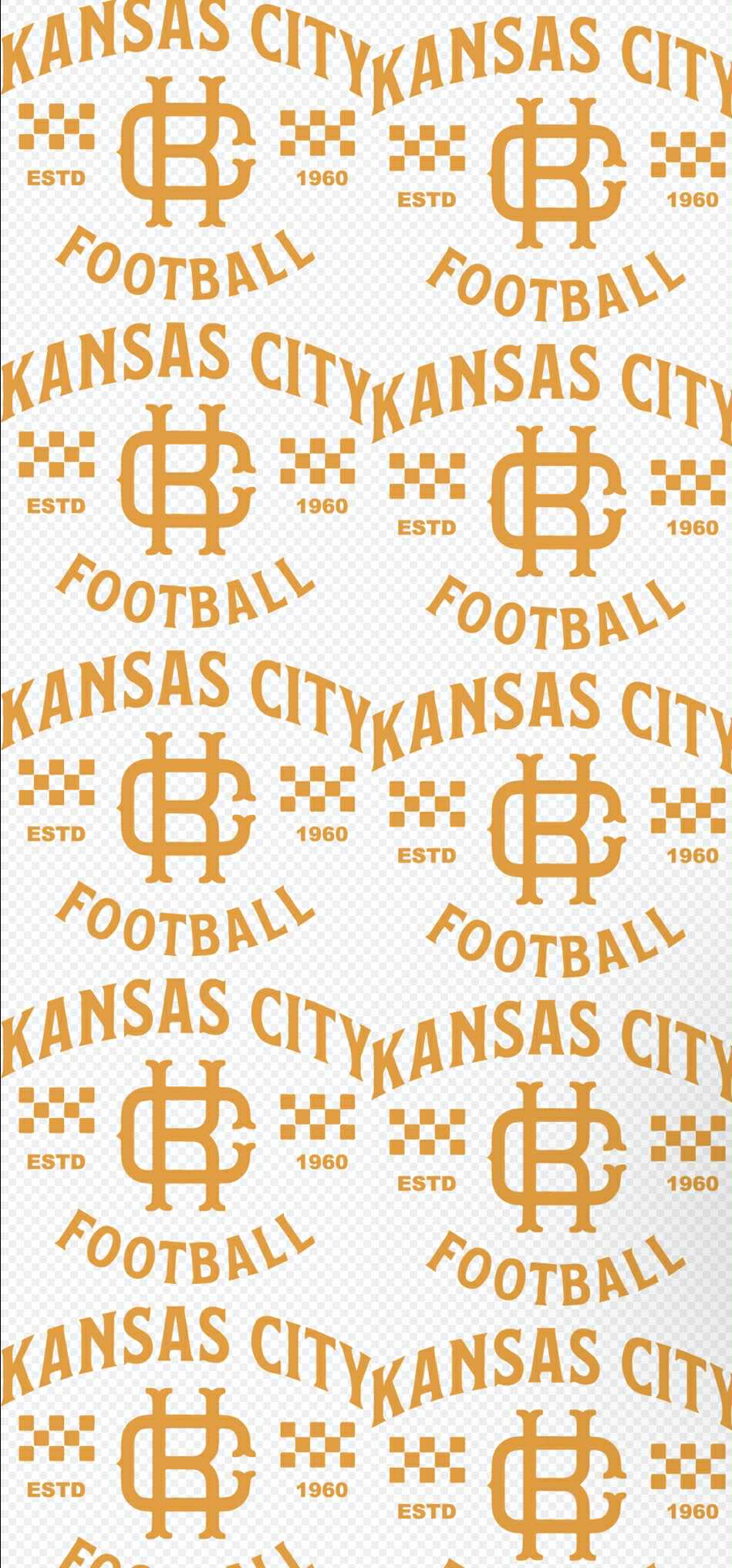 Premade Gang Sheet Kansas City Football 8/22