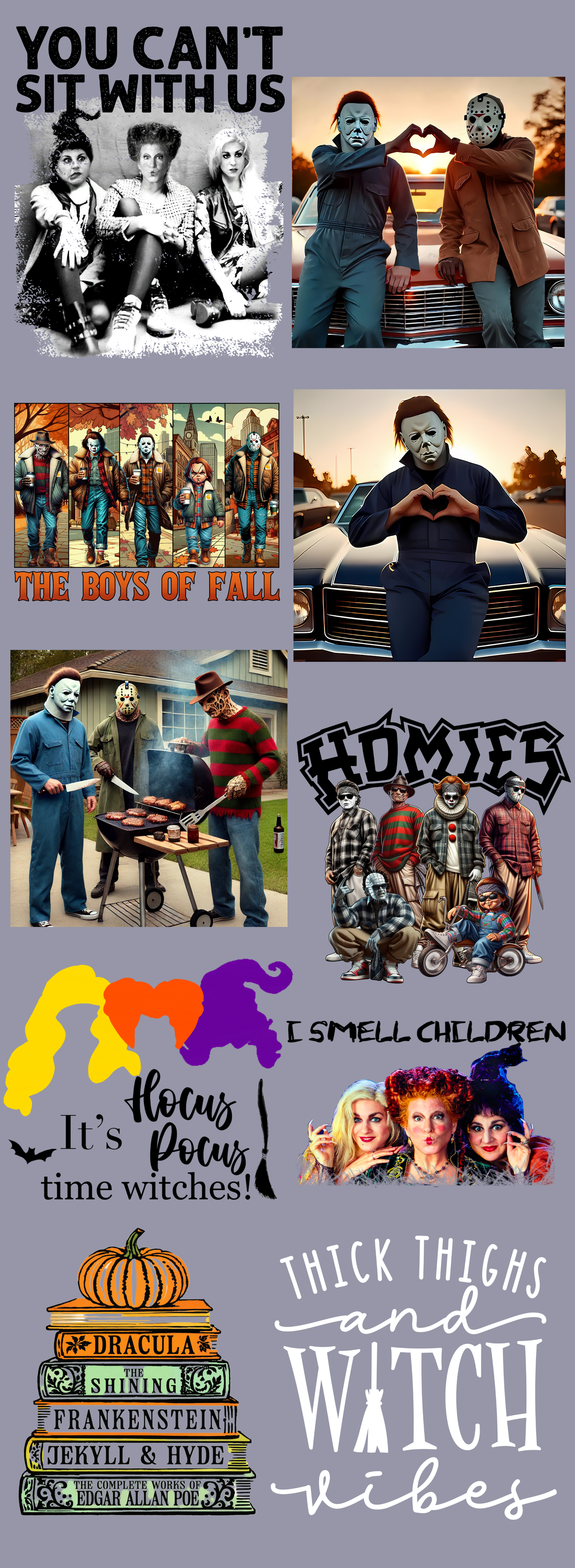 Halloween 60 inch premade gangsheet