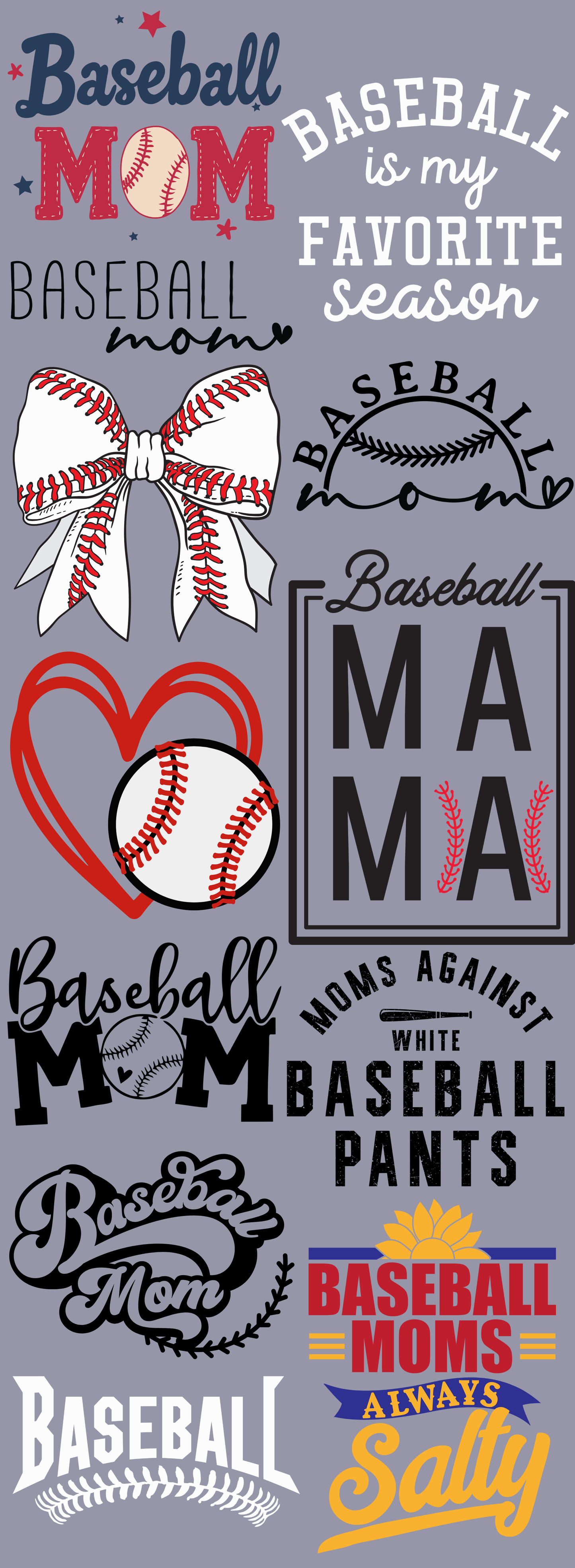 Baseball Life 60 inch premade gangsheet