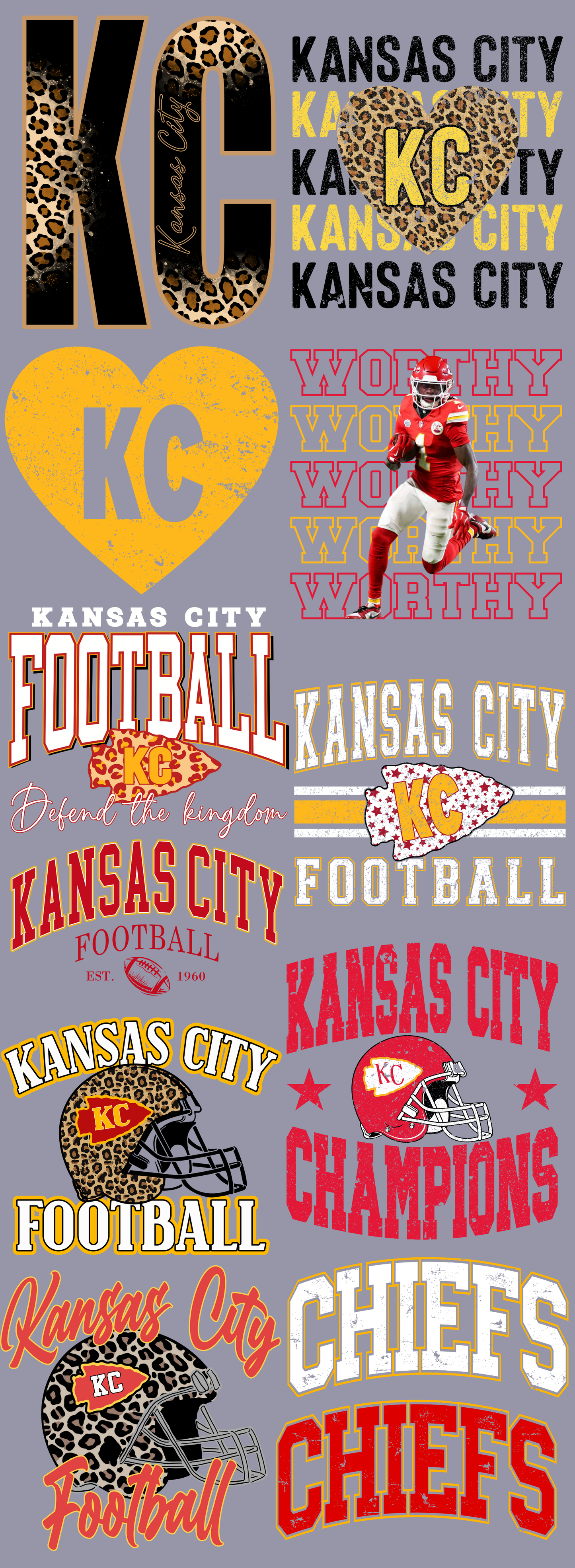 Football time 60 inch premade gangsheet