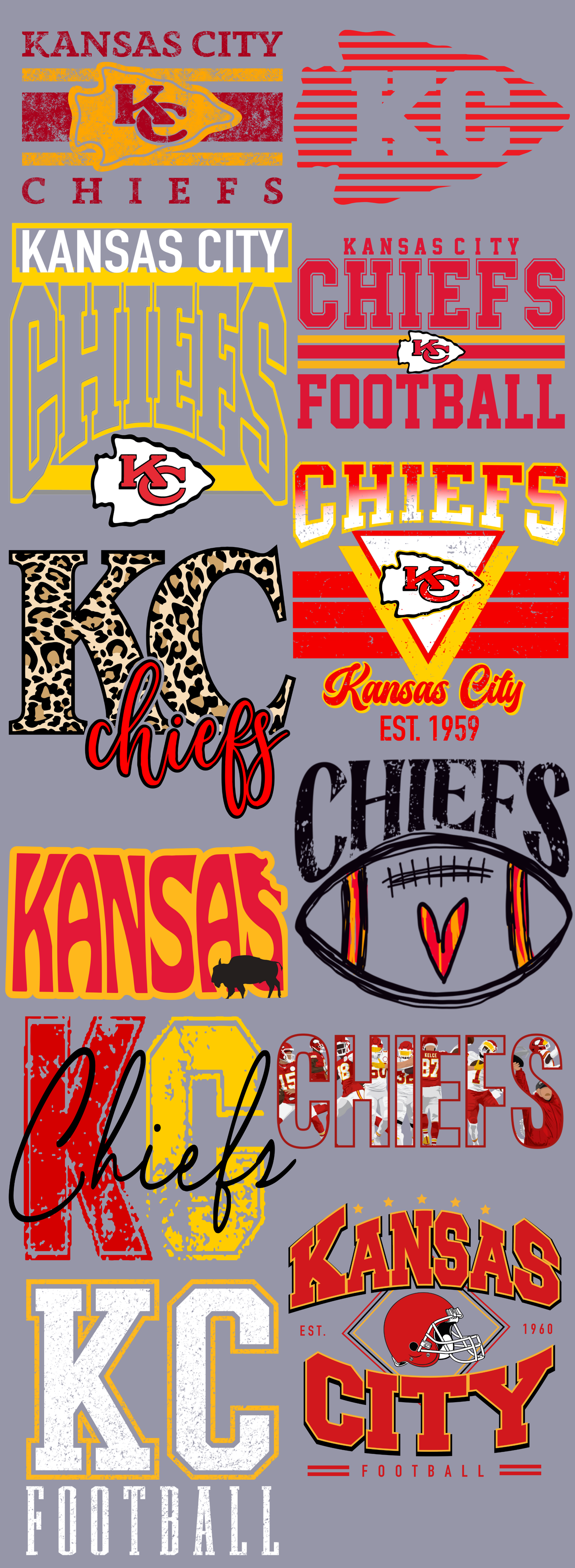 Football time 60 inch premade gangsheet