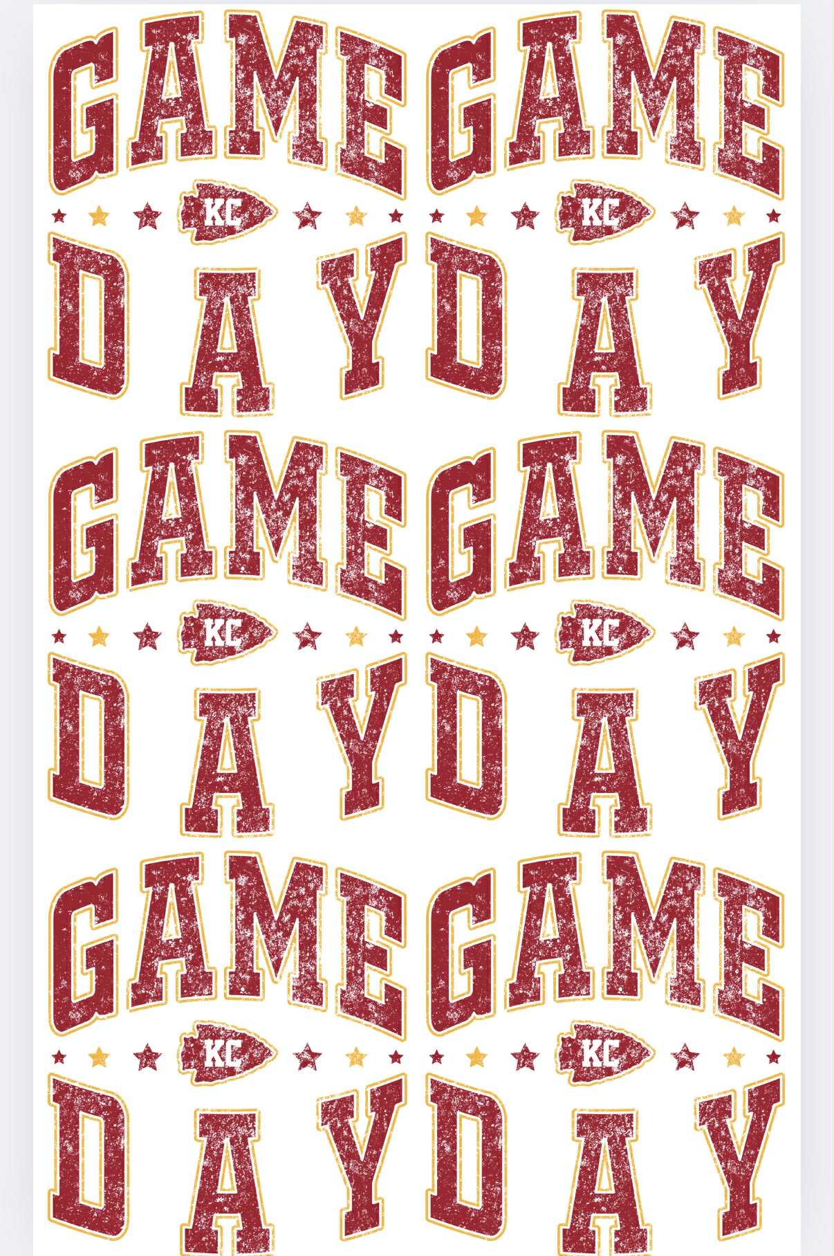 Premade Gang Sheet Kansas City 10/10 #2