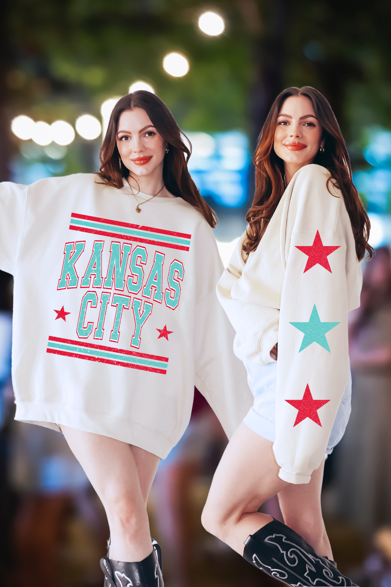 Kansas City Vintage Stars and Stripes