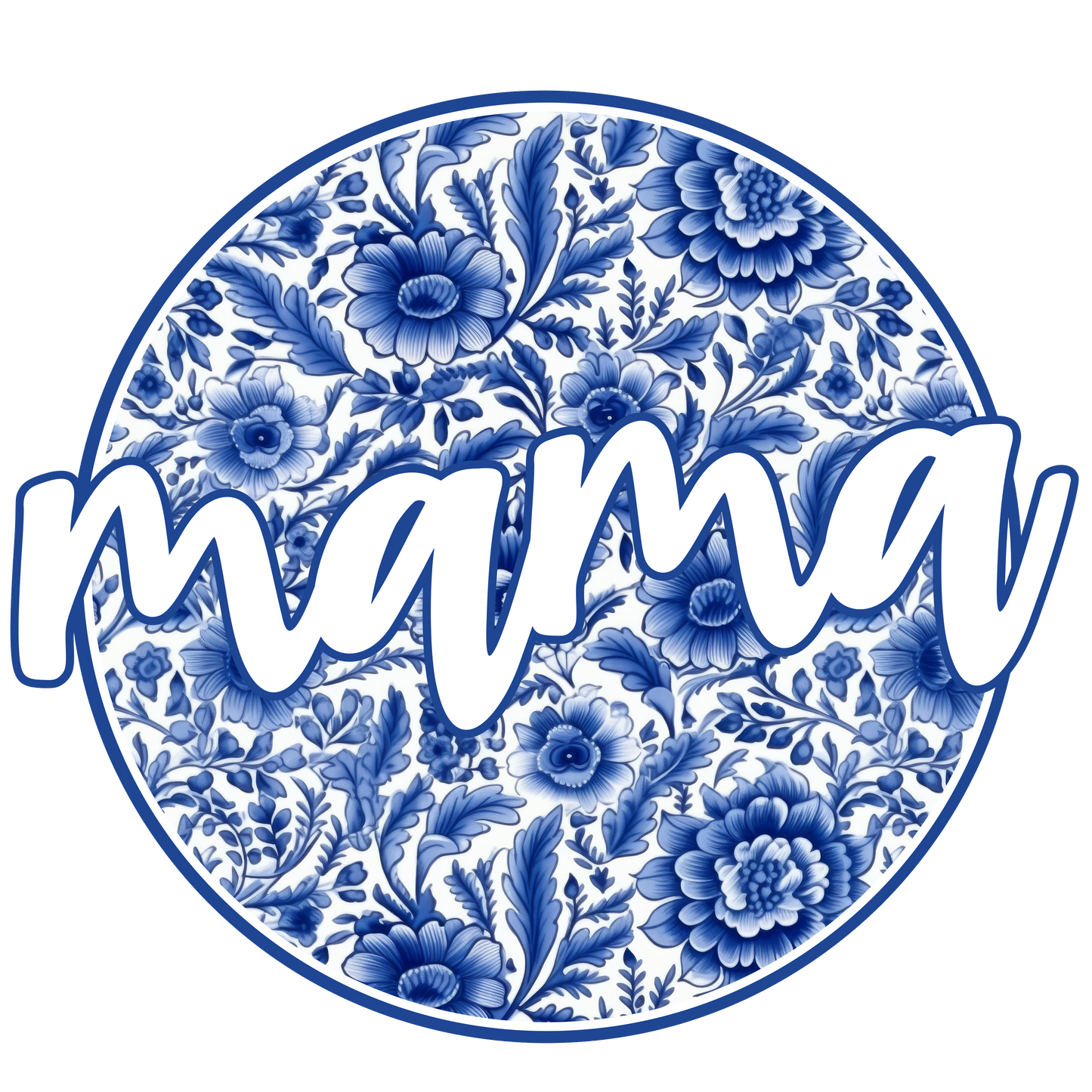 Mama Circle Blue Floral