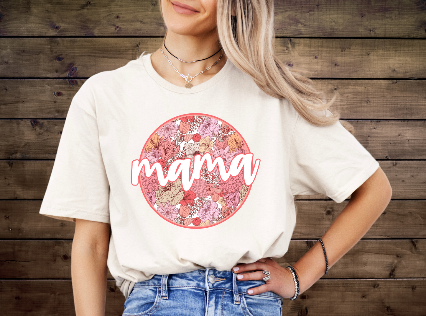 Mama Circle Coral Floral