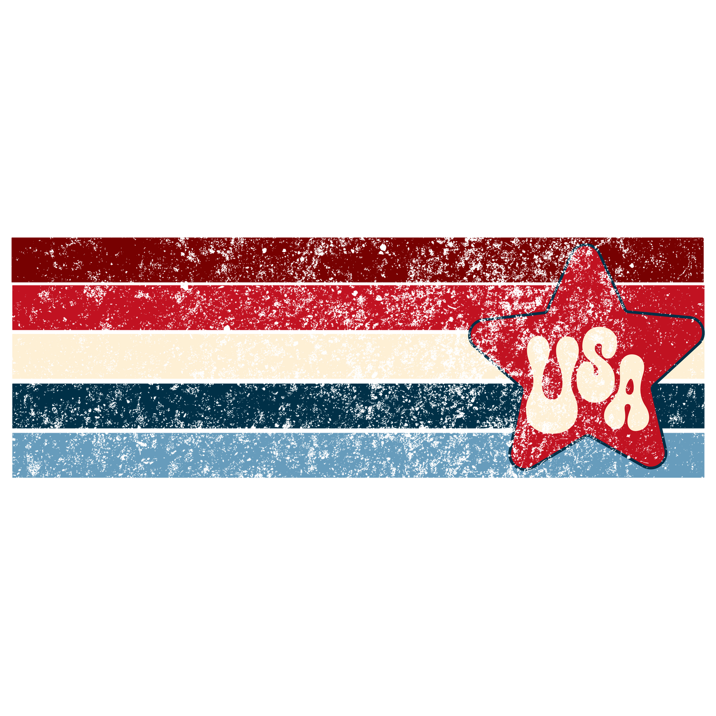 USA Vintage Stripe