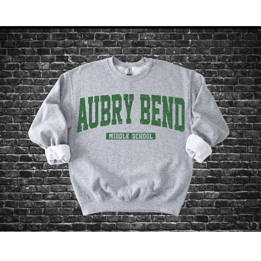 Aubrey Bend Middle School Green Text