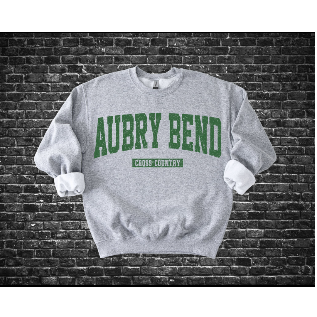 Aubrey Bend Middle School Cross County Green Text