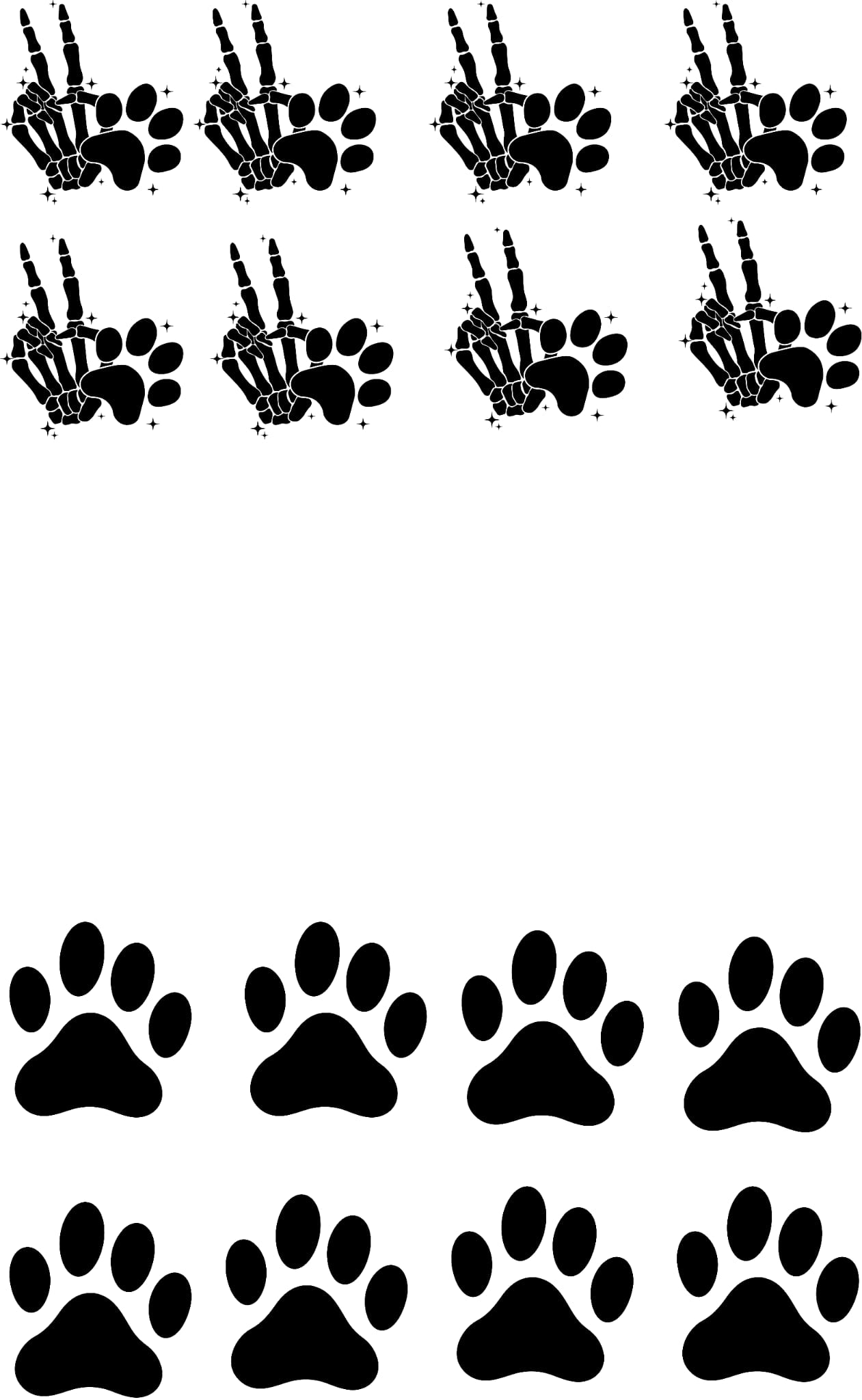 Paws Life 36 Inch Gang Sheet Simply Me Shirts Transfers paws-life-36-inch-gang-sheet-simply-me-shirts-transfers