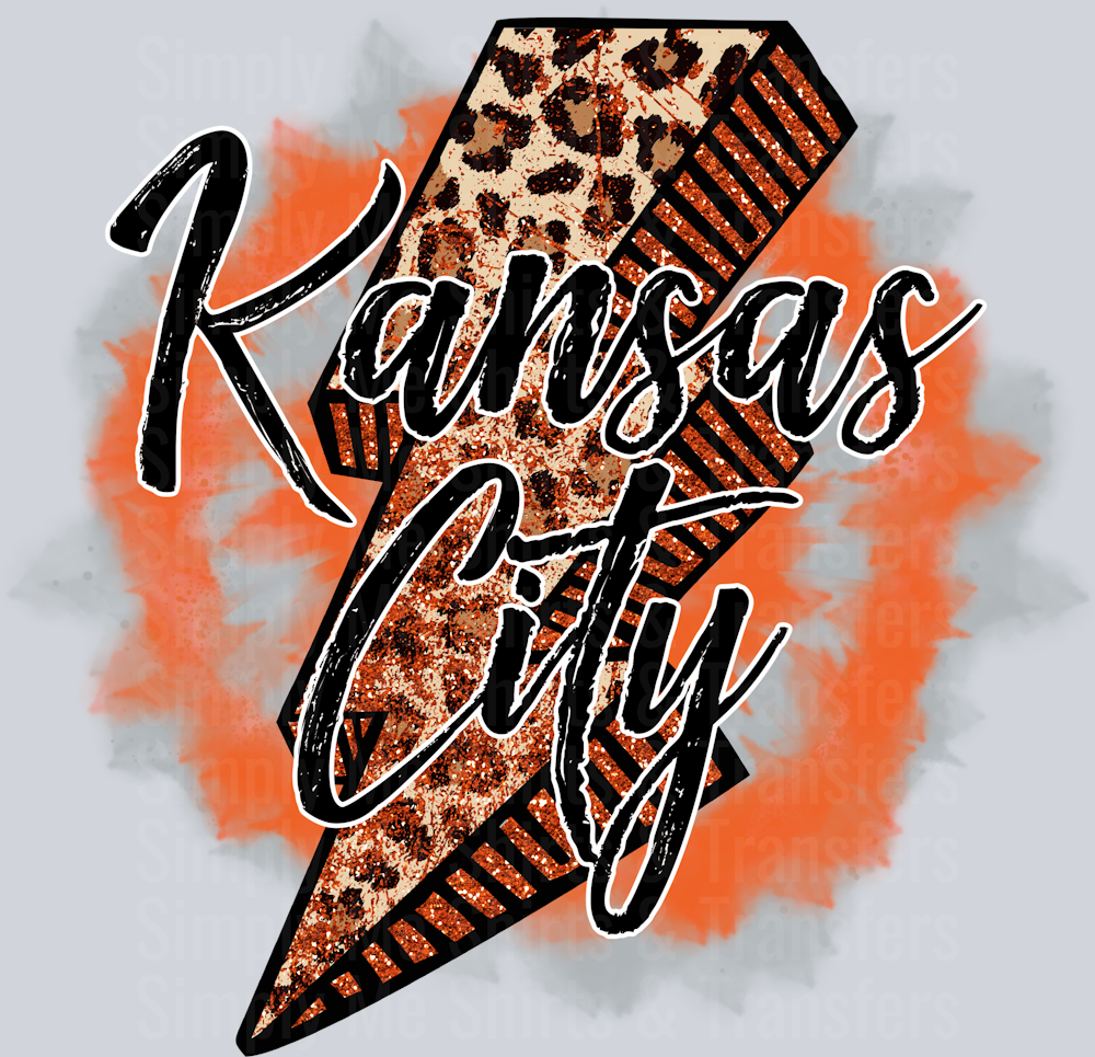 Tie Dye Leopard KC Orange - Copy