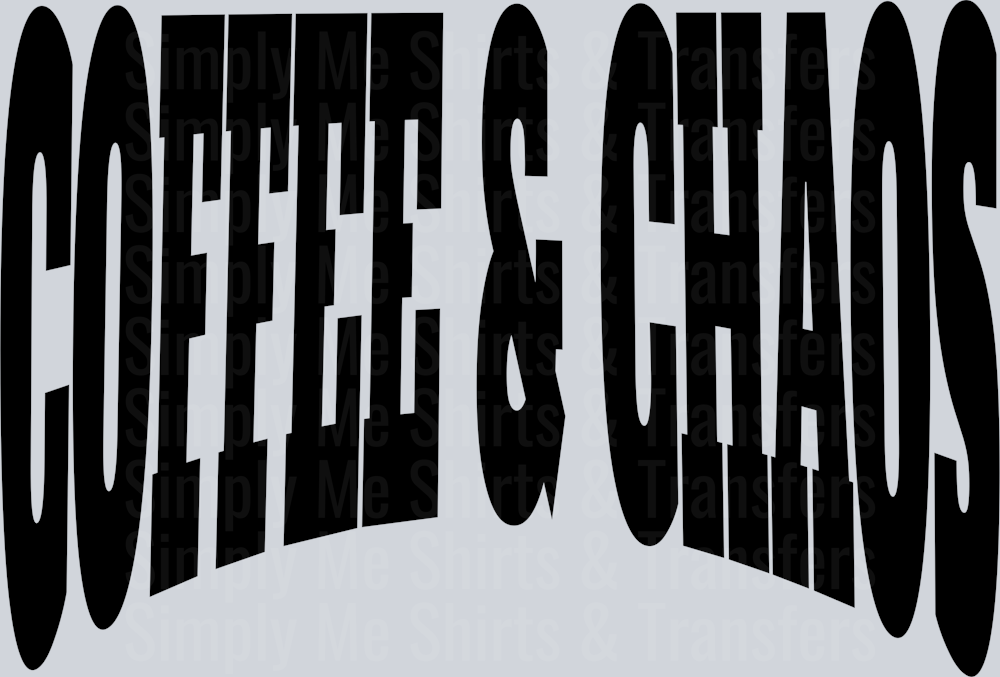 COFFEE AND CHAOS BLACK FONT