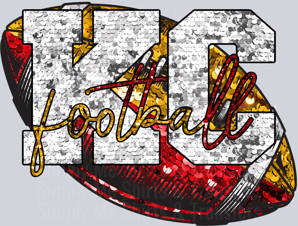 Sequin KC Football