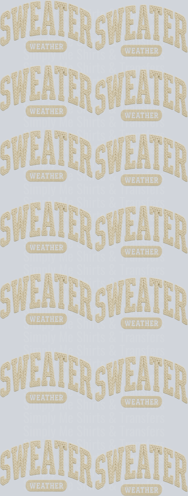 Sweater Weather premade gang 60