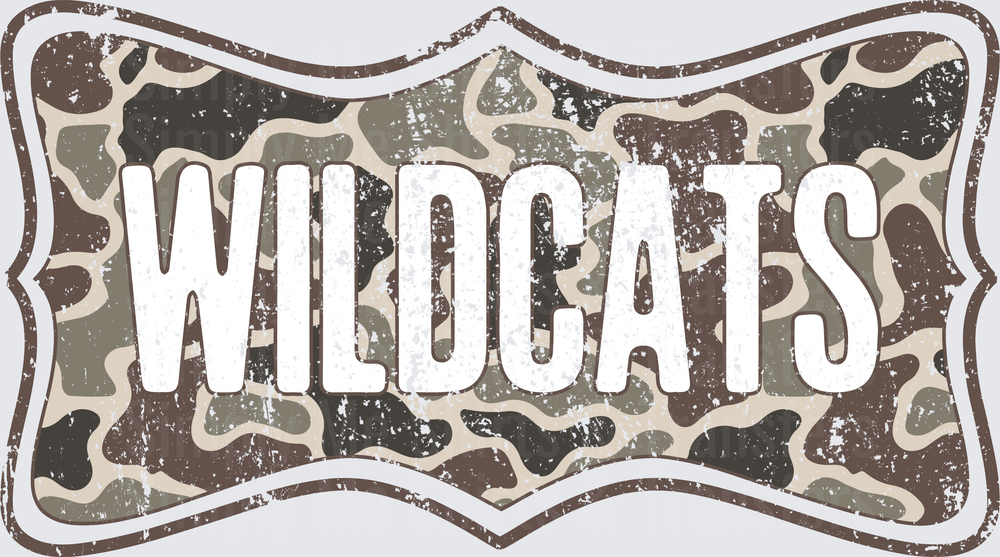 WILDCATS-DUCK-CAMO-VINTAGE-MASCOT