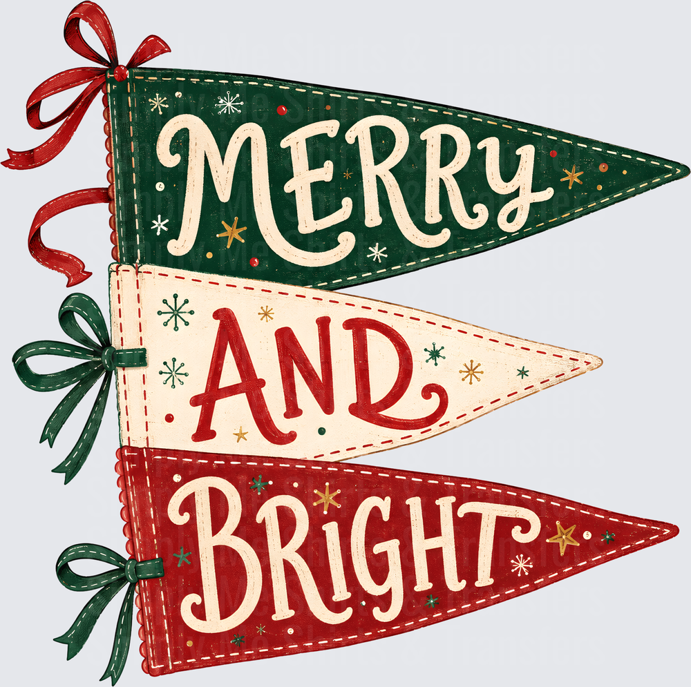 Merry & Bright Pennant