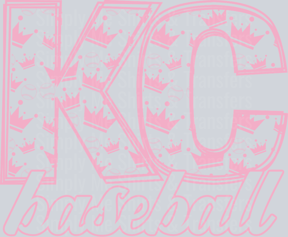 KC Baseball Pink