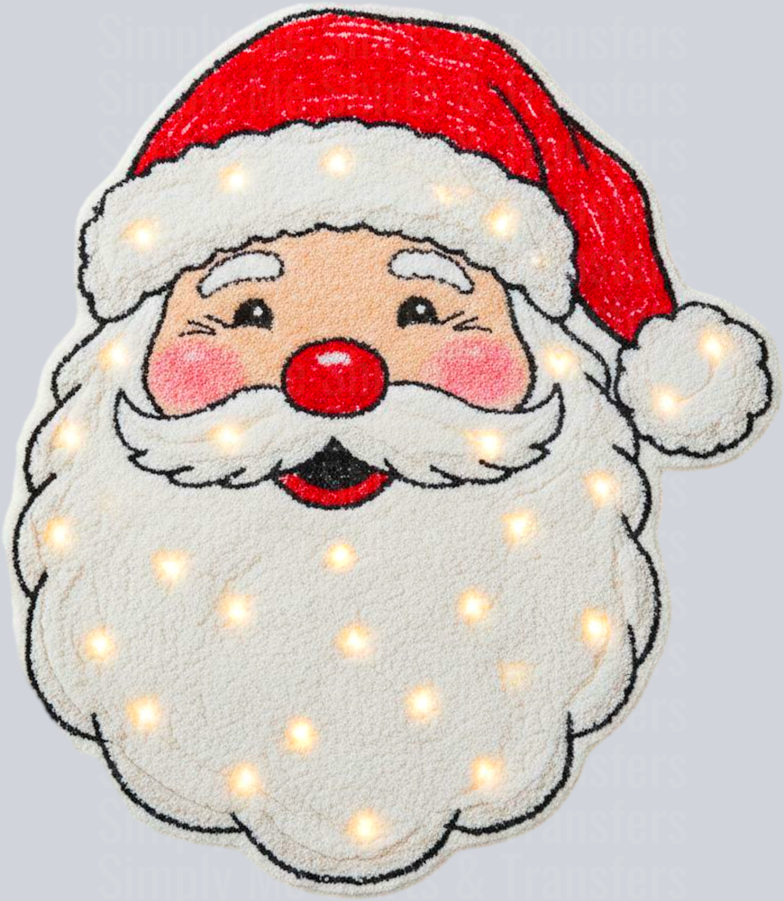 Faux Light up Santa hwds