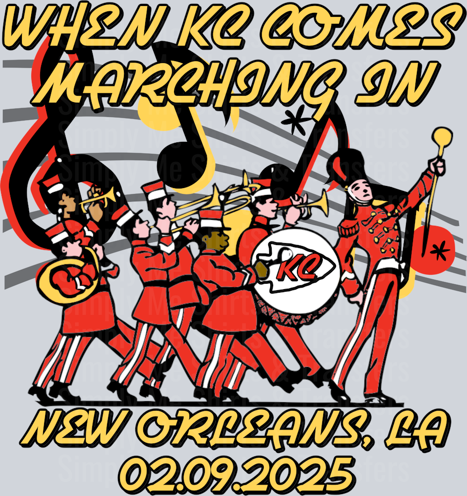 MARCHING IN