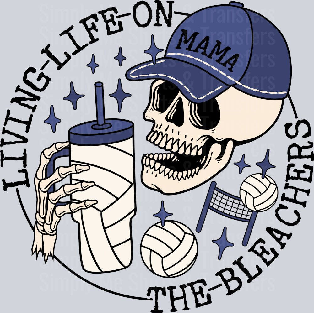 bleachers-volleyball-tumbler-mama-navy