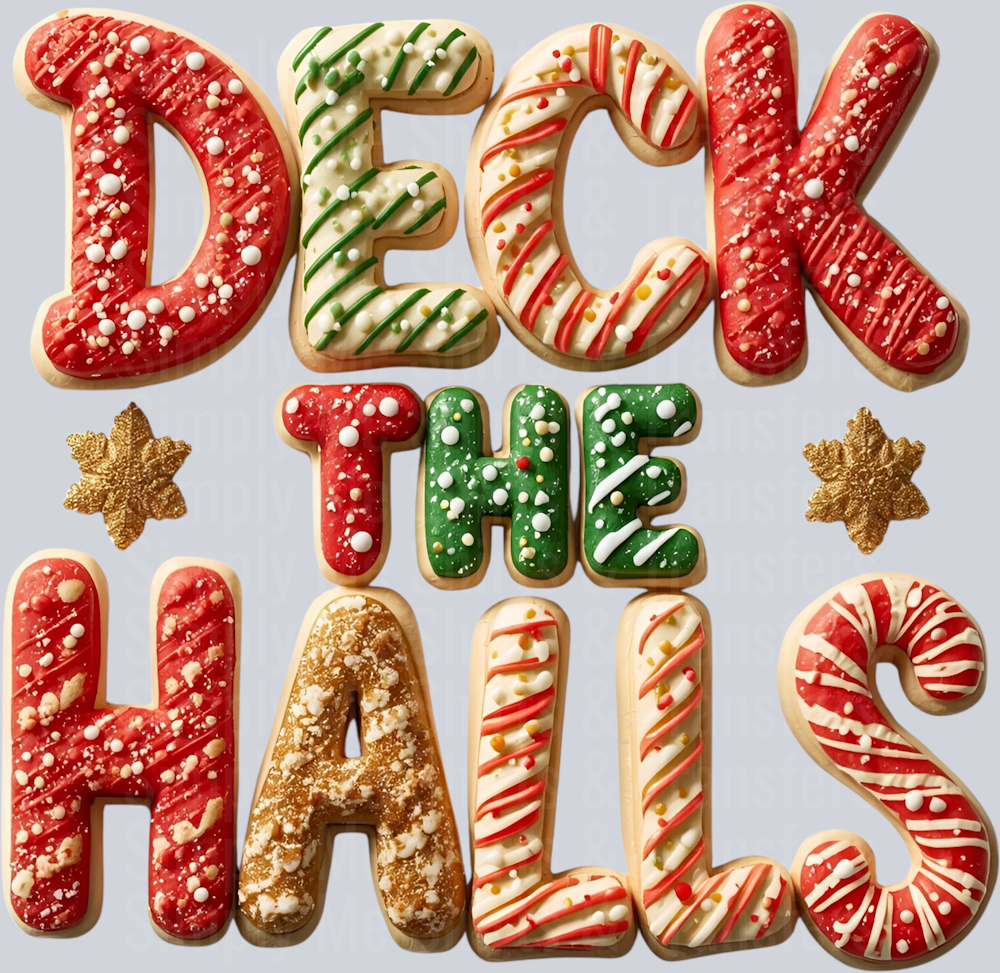 DECK THE HALLS FAUX COOKIE