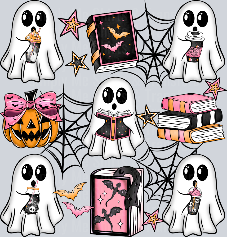 Ghost books and coffee