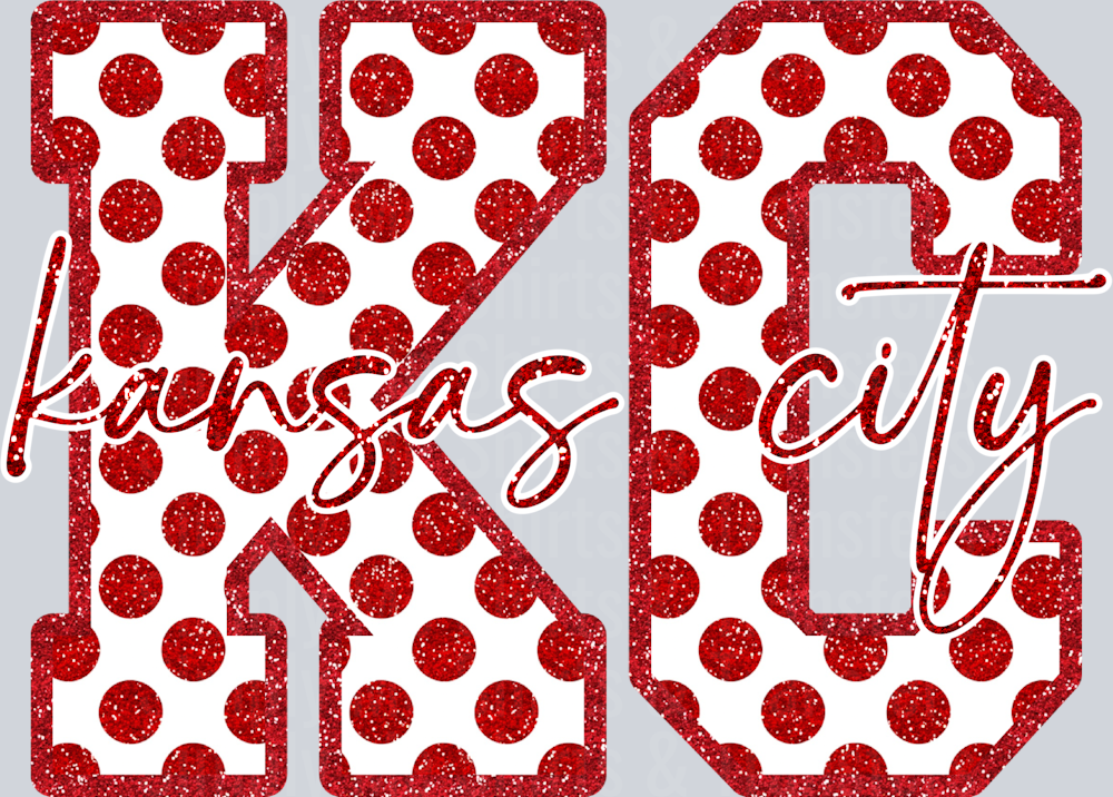 KC GLITTER POLKA DOT