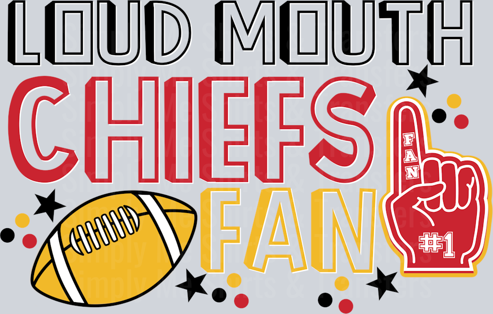 Chiefs Loud Mouth Fan