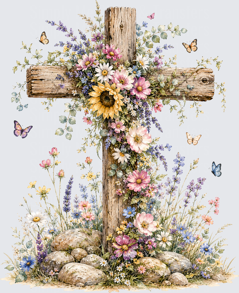 Floral Cross