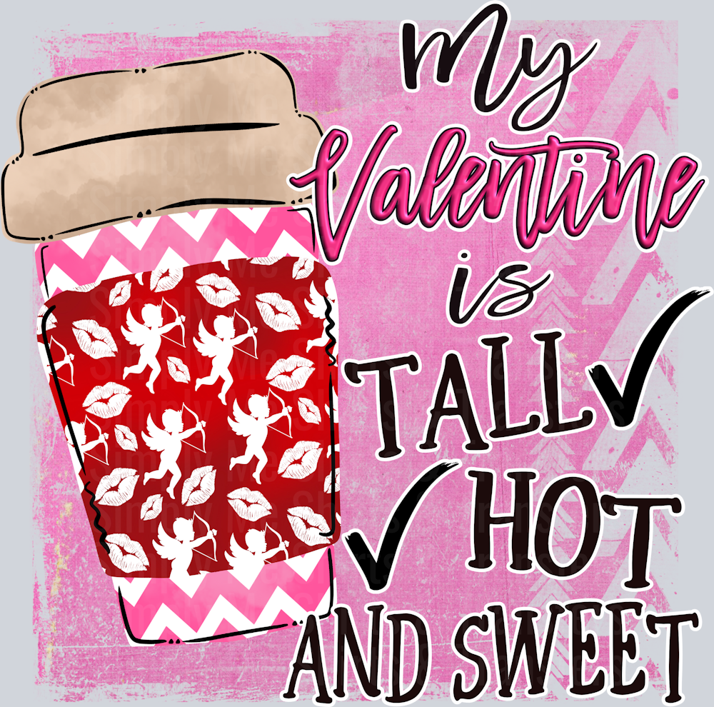 coffee is my valentine PNG