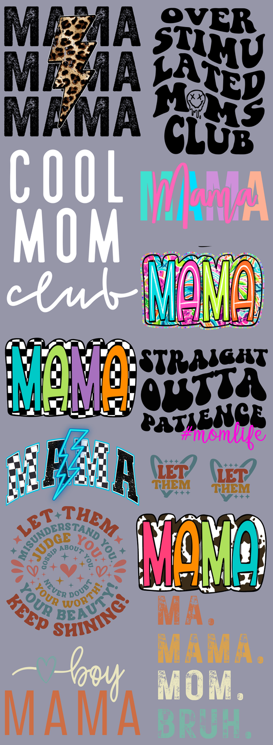 Cool Mom Club 60 inch premade gangsheet