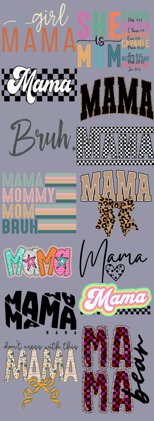 Mama Bear 60 inch premade gangsheet