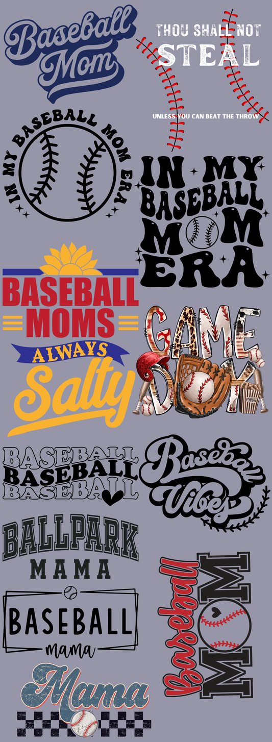 Baseball Life 60 inch premade gangsheet