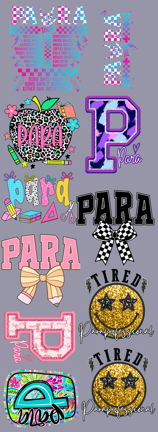 Para 60 inch premade gangsheet
