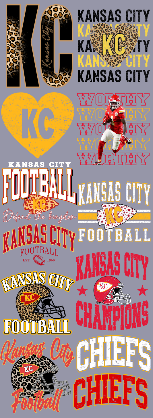 Football time 60 inch premade gangsheet