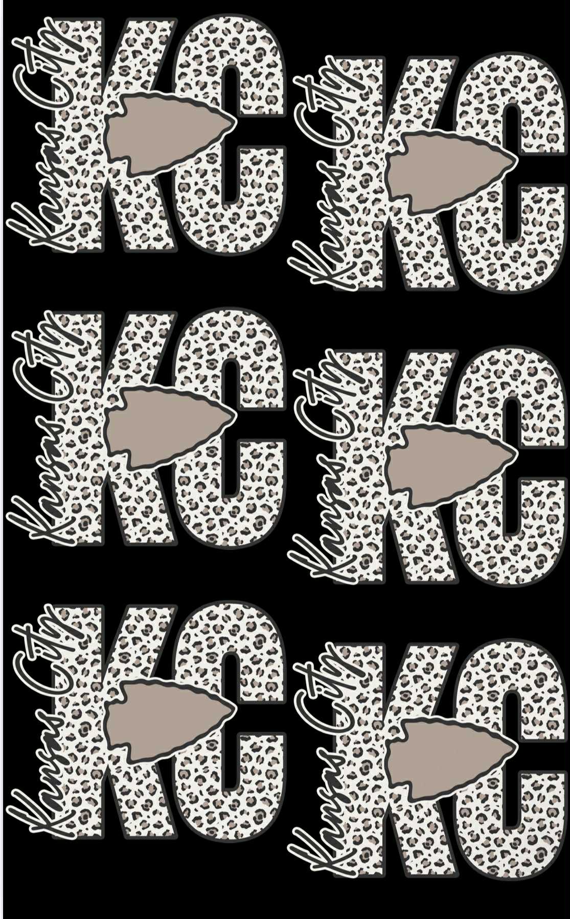 Premade Gang Sheet Chiefs 10/31