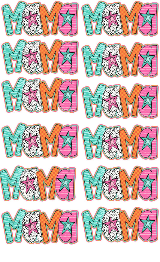 mama star 36 inch gang sheet