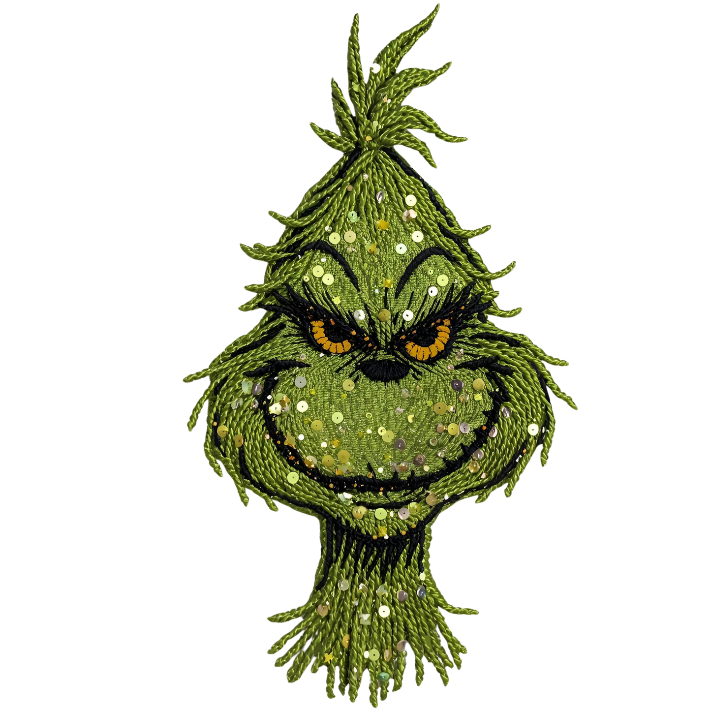 CHRISTMAS YARN SEQUINS FACE