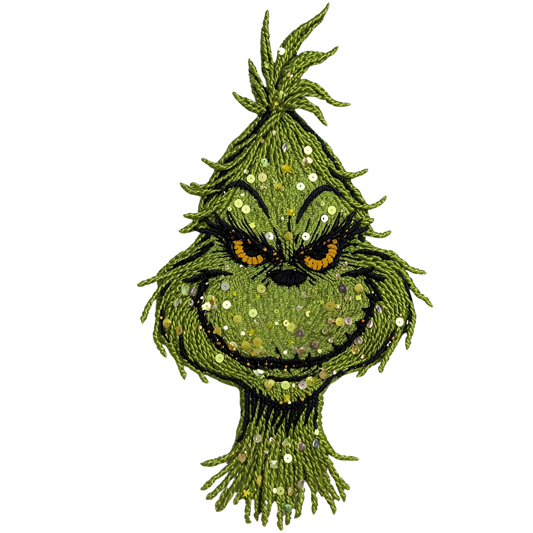 CHRISTMAS YARN SEQUINS FACE