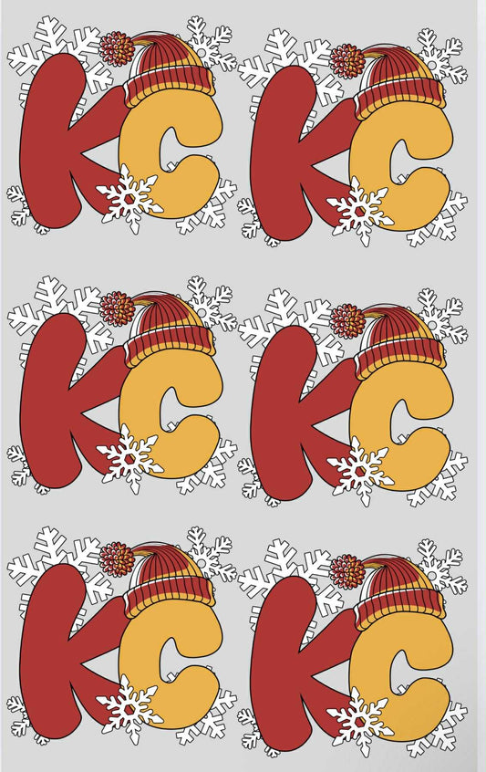 Premade Gang Sheet Chiefs 11/7 Christmas