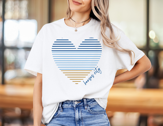 Kansas City Stripe Heart Baseball