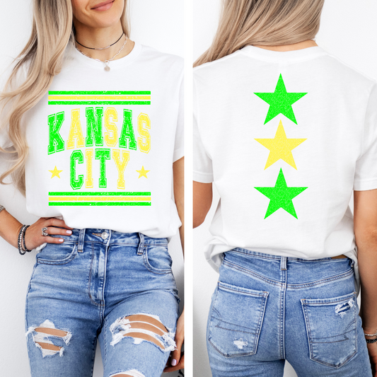 Kansas City Vintage Green and Yellow