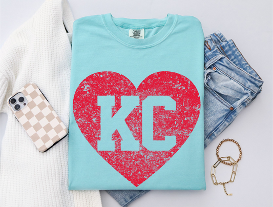 KC Heart Red